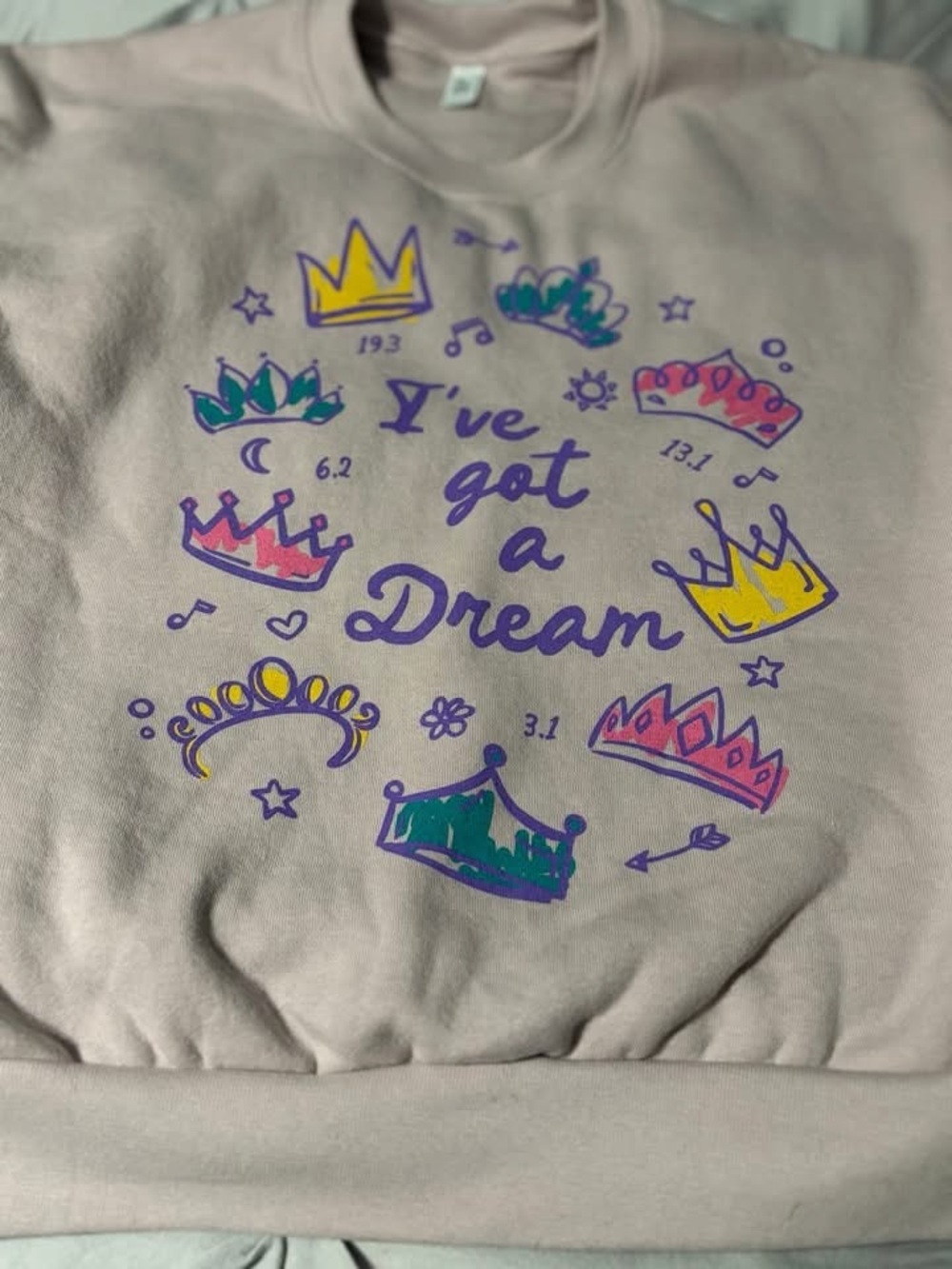 ZipADeeTees’ I’ve got a dream’, size medium, brand new